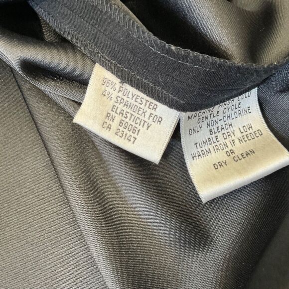 Talbots Petites Vintage Button Front Sleeveless MIDI Shift Dress Sz 12P pockets - Picture 9 of 11